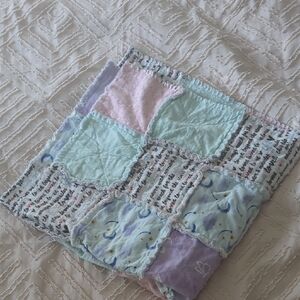 Patchwork Quilt with Pastel Colors